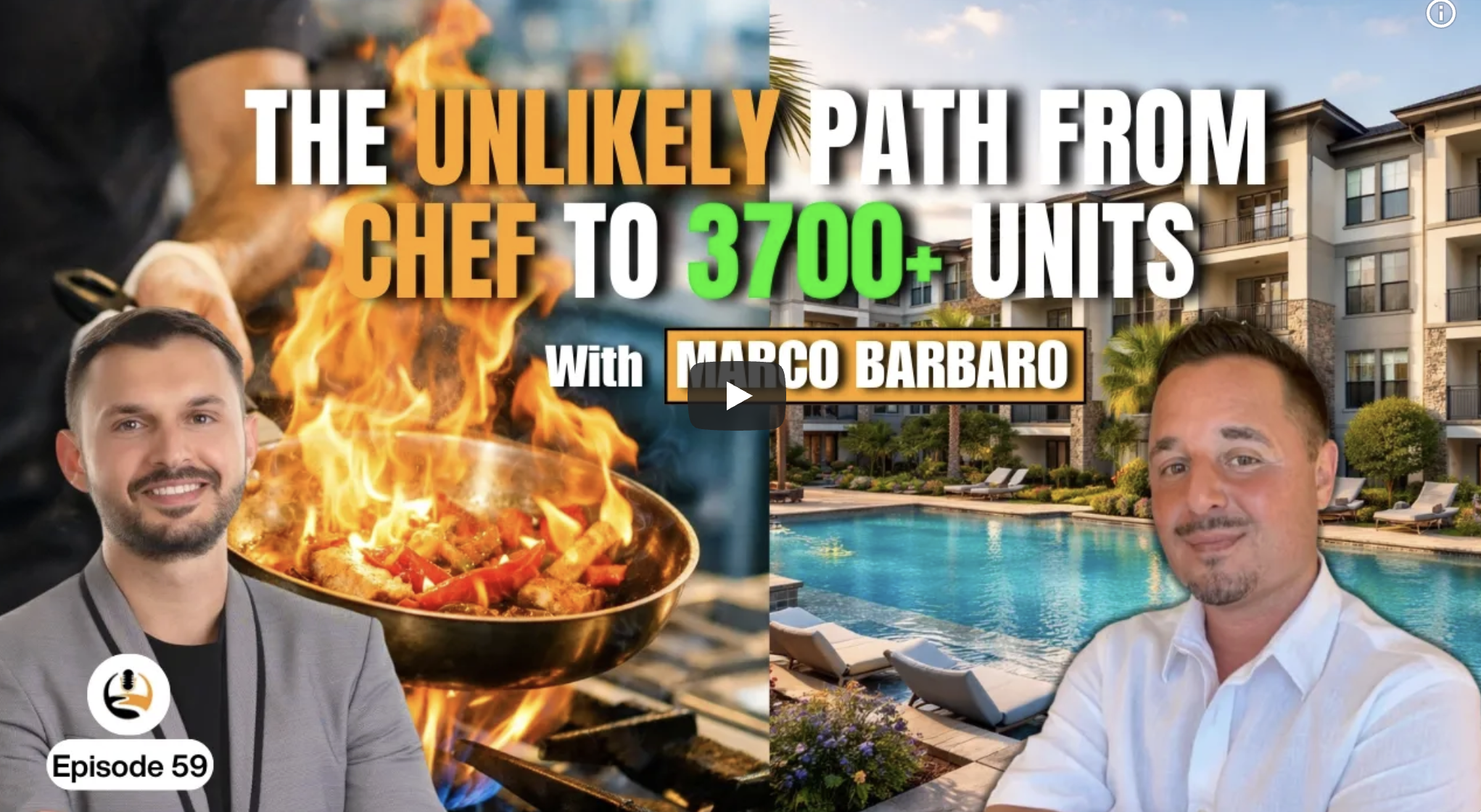 Marco Barbaro discussing multifamily investing and MIH Mastermind philosophy